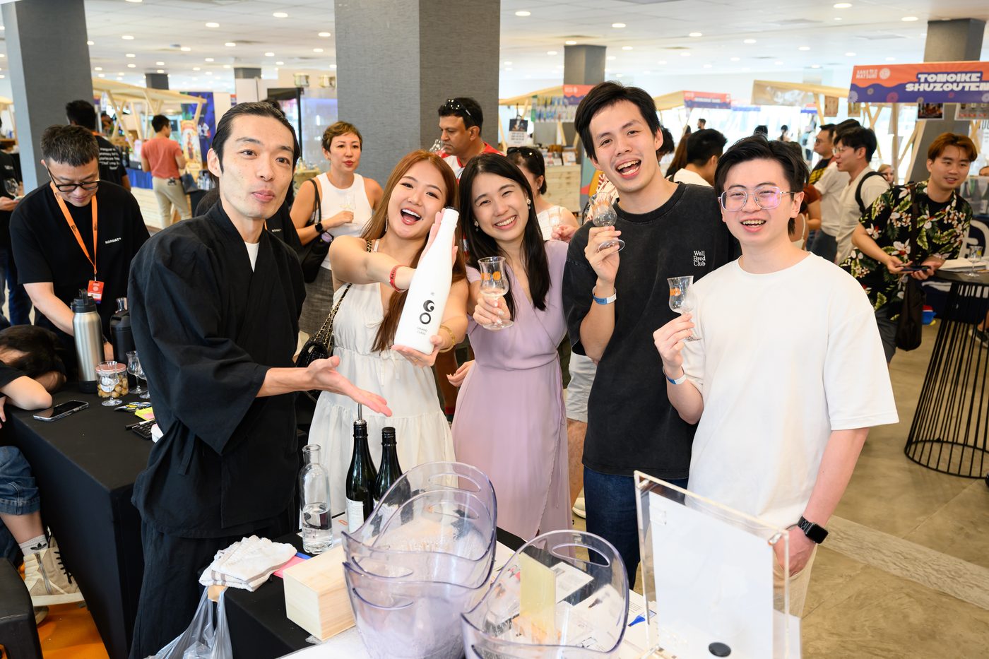 Sake Matsuri festival tasting