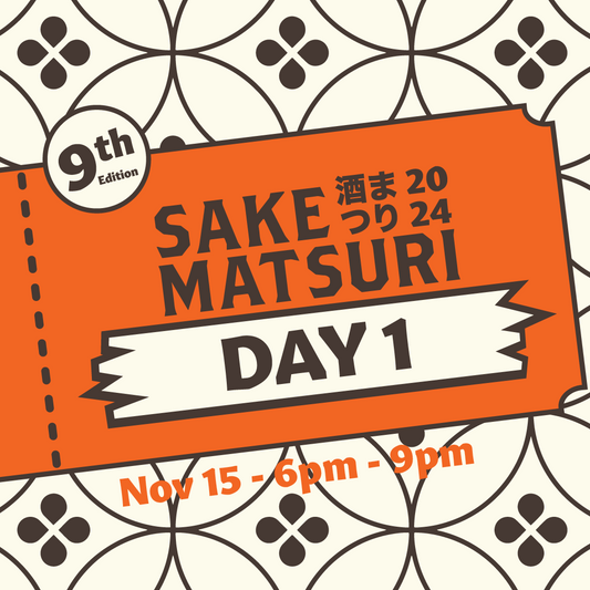 15 Nov, Fri - Sake Matsuri Singapore 2024